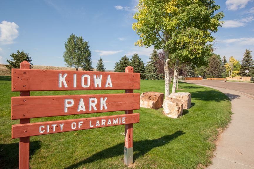Kiowa Park sign