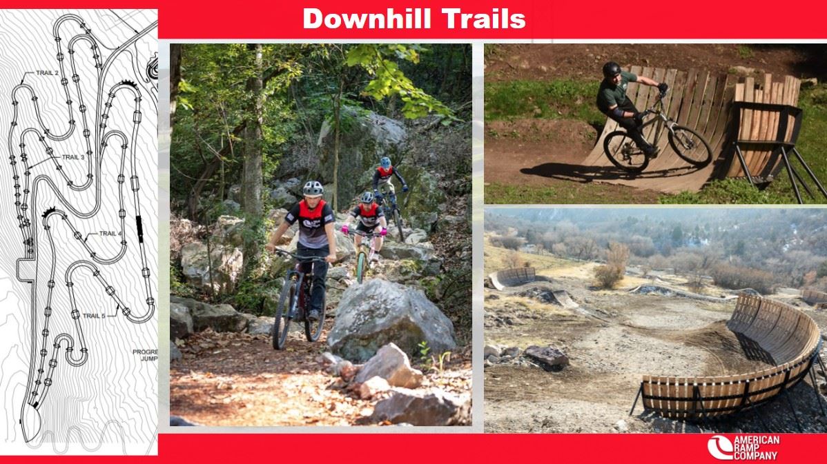 Laramie Bike Park Downhill Trails Concept