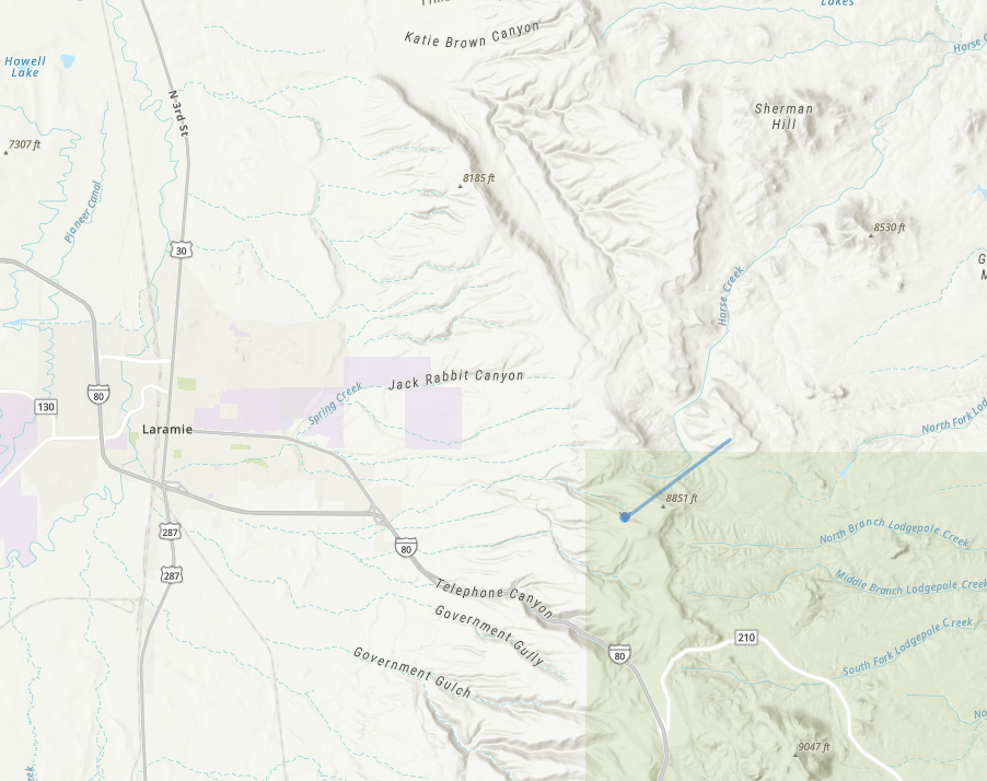 Initial estimation of Tornado trajectory - June 17th 2025